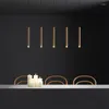 Hanglampen moderne eetlichten voor keukeneilanden café bar trap recht naar beneden licht minimalistisch slaapkamer bed klein kroonluchter