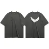 Tripartite 2023 Dove Mens Diseñador de camisetas Kanyes Wests Coast Co Branded Men de gran tamaño Polos Peace Doves Impreso y mujer Nuevo