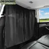 New Black Car Front And Rear Partition Curtains Interior Sunshade Curtains Commercial Vehicle Air Conditioning Privacy Curtains