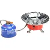 Camp Kitchen Lixada Windproof Piezo Ignition Gas Stove Outdoor Cooking with Extended Pipe for Camping Picnic BBQ Equipment 230303