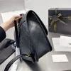 Designerski plecak skórzany plecak projektanci klasyczny klapa worek damska księgarnia męskie torby z tyłu torebki 31 cm