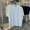 Designer Luxury loes Classic Spring Summer präglade kort ärm mode casual lös t-shirt för män och kvinnor mångsidig com 917