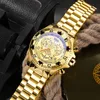 Wristwatches Mens Watches Gold Top Men's Sports Watch Men Casual Waterproof Quartz Wristwatch Relogio Masculino Waches Iris22