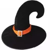 Halloween Black Magic Witch Hat Party Dance Props Corner Black Witch Hat Gęsty aksamit DH-RL051