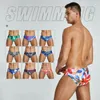 Swim Wear Men s ming Trunks Triangle Briefs Professional for Training and Competition 230303