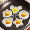 Egg Tools Edelstahl Frühstück Omelett mit Griff Küchenutensilien Liebe Blume Bento Form Backutensilien Omelett Küche Omelett Diy Form