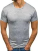 Erkek Tişörtleri Yaz Elbise Büyük Boyut Çok Renkli Yuvarlak Yuvarlak T-Shirt Sweatshirt Erkekler Günlük Kısa Kollu Gömlek