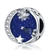 925 Sterling Silver Charm för Pandora Ny julsträng pärlor Löst pärlor DIY Multi-Grid smycken Tillbehör