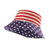 القبعات الوالدين والطفل الصياد قبعة النجوم Strip طباعة تنفس Sunshade accosities 2023