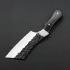 5CR13MOV Fixat Blad Militär taktik vildmark överlevnad kniv utomhusjakt knivar svart trähandtag