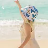 Chapeaux Sports de plein air plage chapeau imprimé bassin mode parasol enfants pêcheur bord de mer crème solaire bébé casquette décontractée fille D19 #