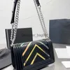 top designer bags women boy bag genuine leather lambskin handbags wallet luxury fashion silver chain woman shoulder bags crossbody handbag