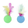 Cat Toys Toy Tunnel Attractive Colors Feather Combination Of For Birthdays Halloween Christmas