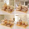 Bath Accessory Set Wedding Decoration Resin Bathroom Five-piece Washing Suit Toilet Household Articles And Gifts