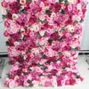 Dekorativa blommor SPR 4ft 8ft ROLL UP TRECK FLOWER Vägg Artificial Rose Wedding Occasion Backdrop Arrangemang Dekorationer