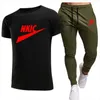 Survêtements pour hommes sweat pantalon 2 pièces ensemble vêtements de sport décontractés tenue de basket-ball printemps été nouveau vêtement de sport marque costume