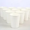 Gobelets en papier blanc gobelet jetable gobelet en papier café chaud papiers gobelets café thé lait tasse