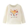 Magliette Little maven Neonate TShirt maniche lunghe Lovely Unicorn Blue Cotton Abbigliamento casual Primavera e autunno per bambini 27 anni 230303