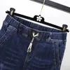 Jeans femme surdimensionné Baggy Denim pantalon pour femmes printemps automne élastique taille haute ample sarouel décontracté femme taille L-6XL