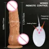 Massager zabawek seksu Rotacja obrotu Dildo Vibrator Realistyczne penis narzędzie gejowskie masturbator zdalny maszyna do sterowania zabawką dla maszyny