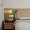Japonia w stylu Light Luksusowy Vintage Unikalny rattan cień stołowy Lampa stołowa 36 cm szerokość 55 cm Wysokość do hotelu dom do domu sypialnia sypialnia nocna jadalnia wystrój pokoju