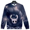 Herren Hoodies Hollow Knight Team Cherry 3D-Druck Sweatshirts Farbabstimmung Cool Loose Top Casual Sweatshirt Streetwear Lover Kleidung