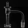 1 Stück Vollschweiß-Rauchzubehör mit abgeschrägter Kante, Contral Tower Terp Slurper Quarz-Banger-Nagel, nahtlos geschweißte Quarznägel für Glas-Wasserbongs, Dab-Rigs-Rohre