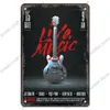 Vintage Rock Music Metal Tin Signs Retro Guitar Rock Party Art Poster for Bar Club Man Cave Home Wall Decor Plate 30X20cm W03