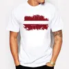 Magliette da uomo BLWHSA Summer Latvia Flag Uomo Moda manica corta in cotone T-shirt divertente Nostalgia etnica Supera i t