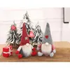 Noel Süslemeleri Yüzsüz Gnome Santa Noel Ağacı Asma Süs Bebek Oyuncak Dekoru Hediye JS21