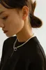 Choker Europese stijl vergulde ketting ketting parel ketting mannelijke neutrale stijl bergbeklimmen gespog sleutelbeen vrouwelijke onregelmatige kraag