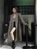 Chaquetas de mujer Diseñador de marca chaqueta cortavientos Nuevas mujeres Otoño Invierno abrigo de gama alta Diseñador de abrigo Moda houndstooth tweed Ocio AL41