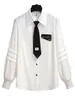 Robe Deux Pièces 2023 Printemps Streetwear 3 Jupe Plissée Costume Plus La Taille Harajuku Veste Lâche Blazer Mini Une Ligne Jupe Blouse Blanche Été 230303