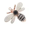 Pendentif Colliers 20 pcs/lot Cristal Abeille Charme Strass Collier Animal PendentifPendentif