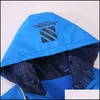 Jackets niños fuera de ropa para niños abrigos de otoño deportes cálidos para la chaqueta lana de viento a prueba de viento en ambos lados adolescentes caída deliv dhied