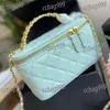 Multi color Women Letter Handheld Makeup Bag With Mirror Caviar Leather Versatile Wallet Crossbody Bag Luxury Handbag Multi Pochettes Fanny Packs Designer Wallet
