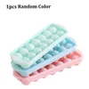 14 Grid 3D Round Balls Ice Molds Plastic Molds Ice Tray Home Bar Party Ice Hockey Holes Making Box Molds With Cover DIY Moulds