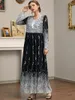 민족 의류 여성 드레스 무슬림 abayat eid 이슬람 S-3XL 프린트 프린지 맥시 드레스 KAFTAN DUBAI HIJAB ABAYA ROBE FEMME MUSULMANE
