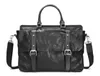 Briefcases Fashion Casual Genuine Leather Men's Briefcase Luxury Design Natural Real Cowhide Handbag Laptop Shoulder Messenger Bag