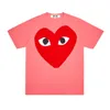 Designer TEE T-shirts homme rouge Marque COM des GARCONS CHEMISE T-shirt imprimé Taille Femme neuf