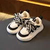 Athletic Outdoor Mesh Patchwork Children Sneakers for Boys All-match Shoes Flat Heel Designer Girl Shoes Platform School Children Footwear F08261 R230302