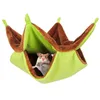 Small Animal Supplies Warm Double-layer Plush Cotton Nest Hamster Hammock Hanging Bed House Winter Squirrel Guinea Pig Pets