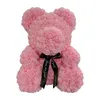 Ghirlande di fiori decorativi 25-40 cm Rose Teddy Bear Confezione regalo fai da te Fiore artificiale per decorazioni natalizie San Valentino Matrimonio Compleanno