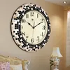 Horloges murales Ponig métal grande horloge Design moderne maison salon décoration conque décor cuisine énorme Horloge