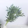 Decorative Flowers Artificial Green Fake Plants Silk Long Branches Willow Leaves Spring Simulation Decoration Wedding Home Furnishings