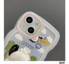 Cartoon-Hundehalterung iPhone-Hülle Weiche TPU-Handyhüllen für iPhone 14 13 12 11 Pro Max Mini XR XS X 8 7 6 Plus weiblich