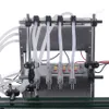Автоматическая разливочная машина T200A-4Heads с мембранным насосом для жидкости в бутылках с конвейерной лентой для небольшой производственной линии 10-500 мл 40-60 бутылок/мин