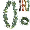 Decoratieve bloemen 1 stuk 2m Home Decor Artificial Ivy Leaf Garland planten Vine Fake Eucalyptus Creeper Green Wrans Decorations