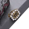 70% OFF 2023 Nouveaux bijoux de mode de haute qualité de luxe pour double collier en laiton avec strass conception de niche polyvalente anneau ouvert réglable