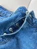 Designer de jeans pour hommes 2023 Nouveaux pantalones vaqueros para hombre Pur coton lavé vieux leggings Blue Triangle Designer Pants M8QI